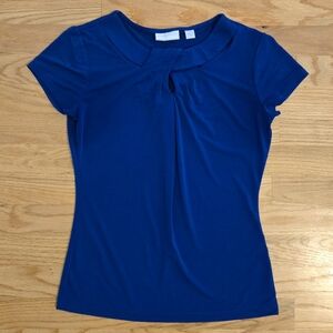 New York & Co Top in Royal Blue, Size XS